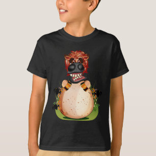 Rabbit Cycling Cyclist Pony Kids Horse T-Shirt