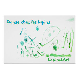 Rabbit dance poster