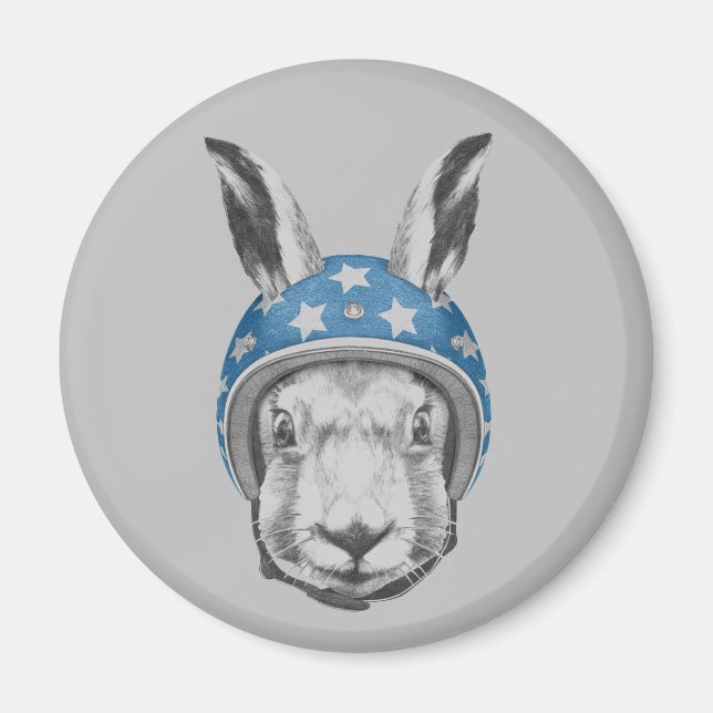 Rabbit Daredevil Magnet (Front)