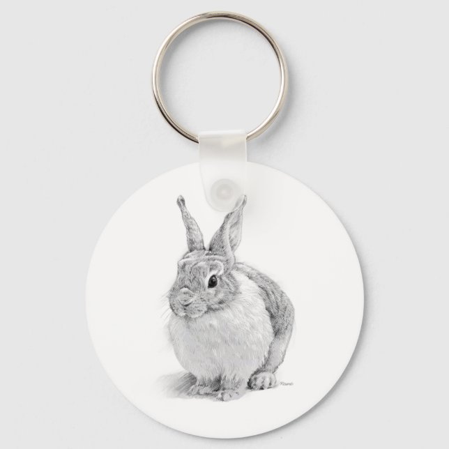 Rabbit Day Key Ring (Front)