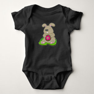 Rabbit Donut Baby Bodysuit
