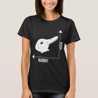Rabbit Duck Graph Math Easter T-Shirt