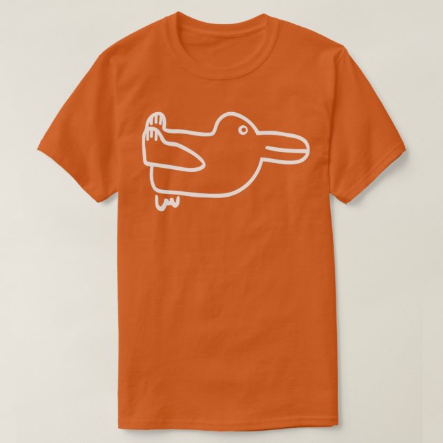 Rabbit Duck Optical Illusion T-Shirt (Design Front)