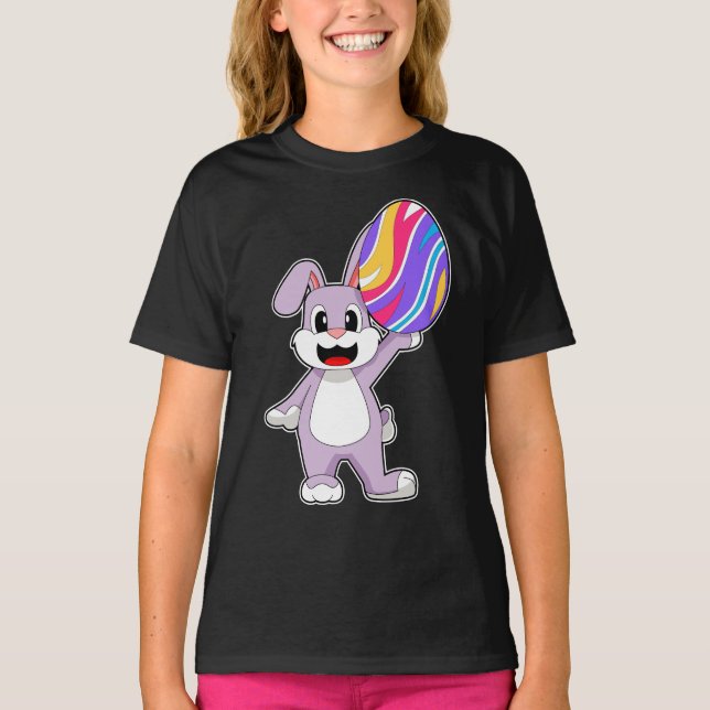 Rabbit Easter Easter egg T-Shirt (Front)