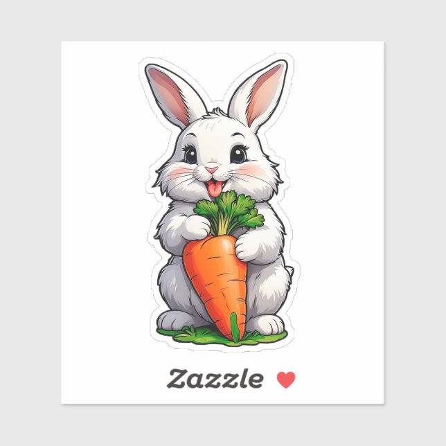 Rabbit Eating Carrot (Sheet)