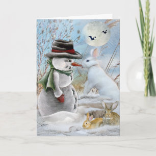 Rabbit Eats Snowman's Nose Cards