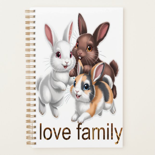 Rabbit family  planner (Front)