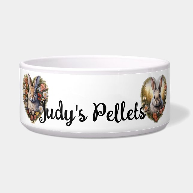 Rabbit feeding bowl  (Front)