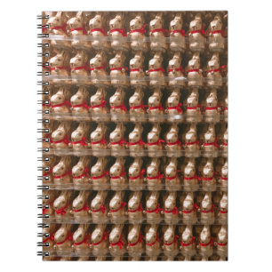 Rabbit figurine lot notebook