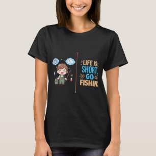 Rabbit Fisher Fishing rod Carrot T-Shirt