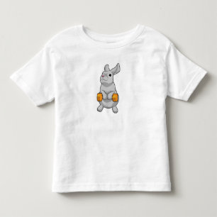 Rabbit Fitness Dumbbell Toddler T-Shirt
