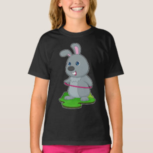 Rabbit Fitness Gymnastics Sports T-Shirt