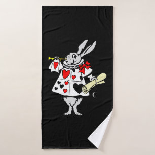 Rabbit Gift   Alice In Wonderland Rabbit Bath Towel