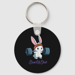 Rabbit Gift   Rabbit Lover Gym Workout Key Ring
