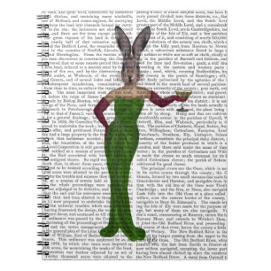 Rabbit Green Dress Notebook