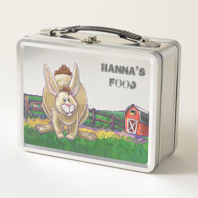 Rabbit Guarding Lunchbox (Front)