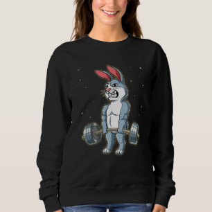 Rabbit Gym Weight Training Deadlift 2 Sweatshirt