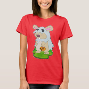 Rabbit Halloween Ghost T-Shirt