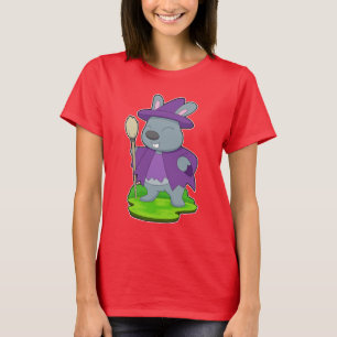 Rabbit Halloween Witch T-Shirt