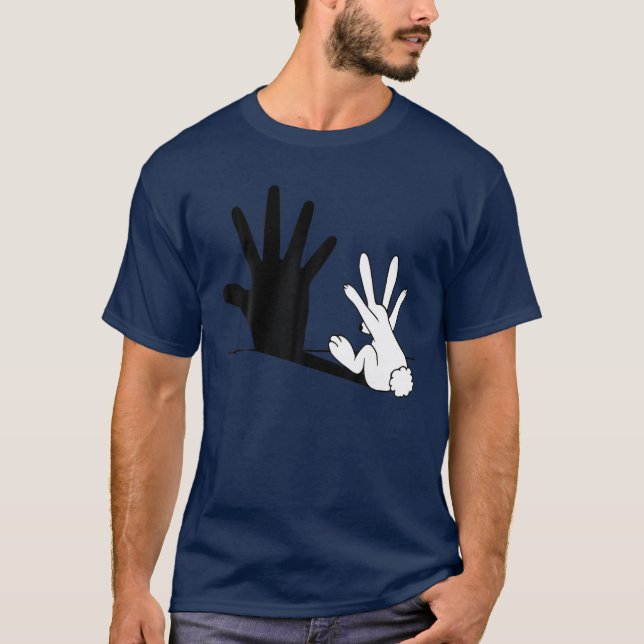 Rabbit Hands Shadows Classic T-Shirt (Front)