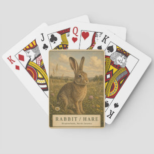 Rabbit Hare Meadowlands VINTAGE Playing Cards
