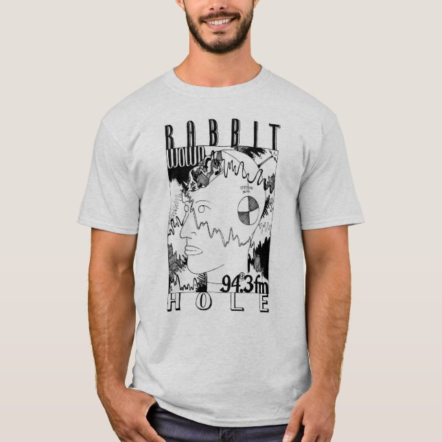 Rabbit Hole 1991 Vintage Design T-Shirt (Front)