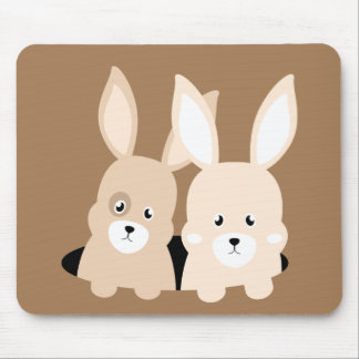 Rabbit hole clipart illustration mouse mat