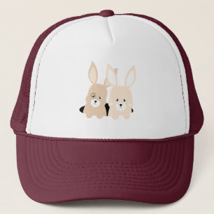 Rabbit hole clipart illustration trucker hat