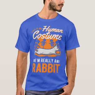 Rabbit Human Costume Halloween Rabbit  T-Shirt