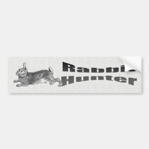 Rabbit Hunter Bumper Sticker