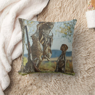 Rabbit hunting with GSP      Cushion