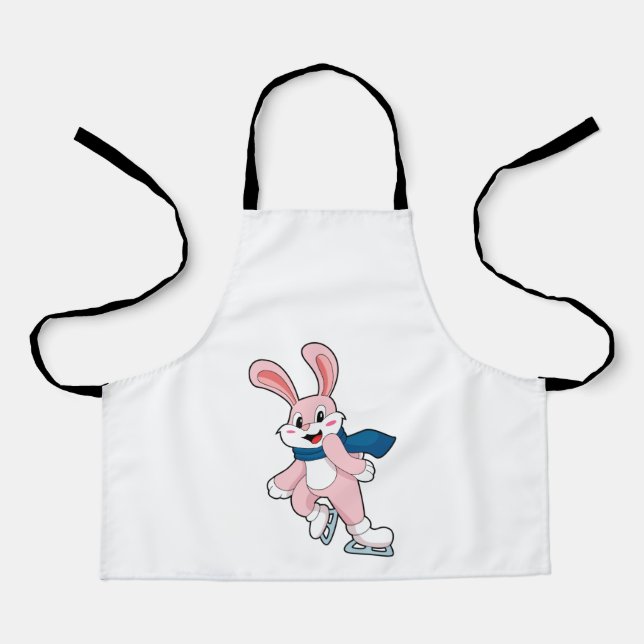 Rabbit Ice skating Ice skates Apron (Front)