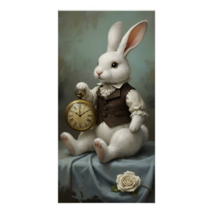 Rabbit illustration  poster