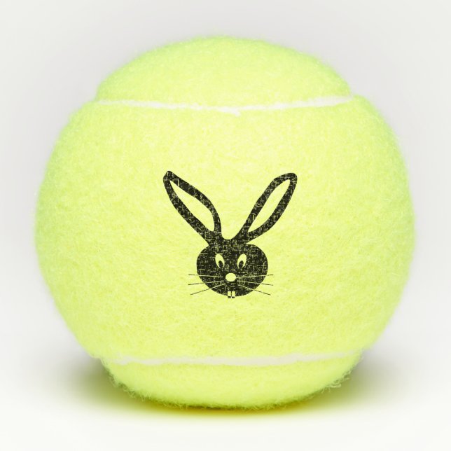 Rabbit  illustration tennis balls (Front)