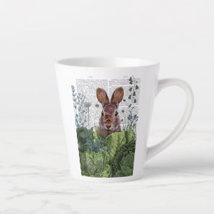 Rabbit in a Cabbage Patch Latte Mug