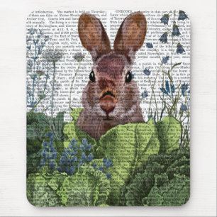 Rabbit in a Cabbage Patch Mouse Mat