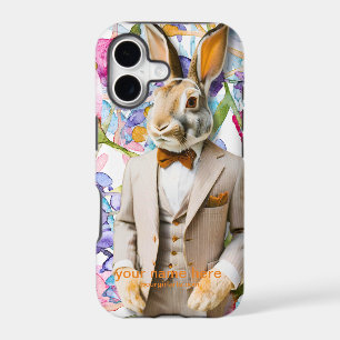 RABBIT IN A VINTAGE SUIT
