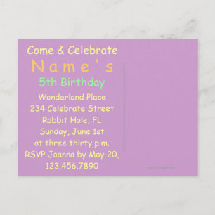 Rabbit in Alice in Wonderland ~ Postcard