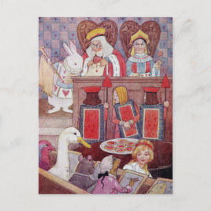 Rabbit in Alice in Wonderland ~ Postcard