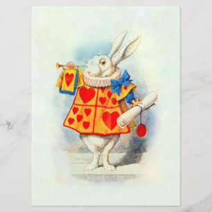 Rabbit in Alice Wonderland ~ Invitation