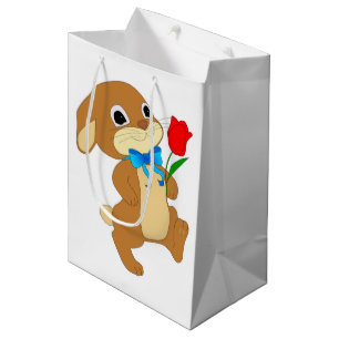 RABBIT IN LOVE MEDIUM GIFT BAG