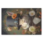 Rabbit in Suit and Hat 3 Decoupage Paper