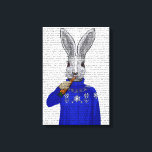 Rabbit In Sweater Canvas Print<br><div class="desc">Pets</div>