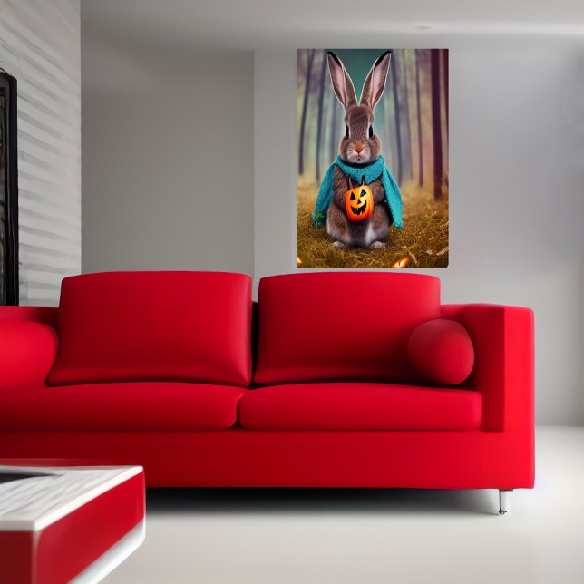Rabbit in the forest | AI Art Poster (Creator Uploaded)