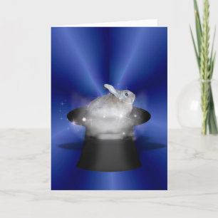 Rabbit  in the Magic Hat Card