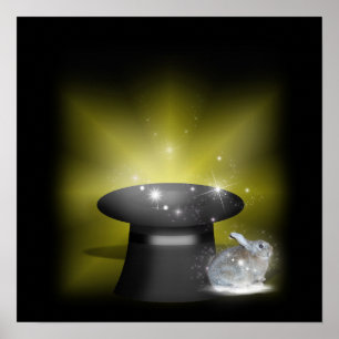 Rabbit in the Magic Hat Poster