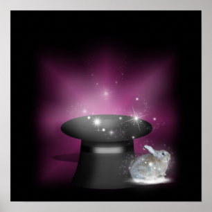 Rabbit in the Magic Hat Poster