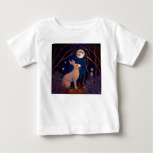Rabbit in the Moonlight Baby T-Shirt