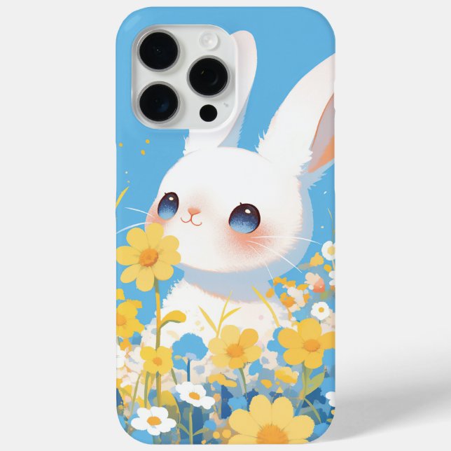 Rabbit in the Sunshine Meadow Case-Mate iPhone Case (Back)