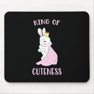 Rabbit King Of Cuteness Mouse Mat
